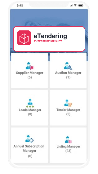 eTendering Mobile Capability